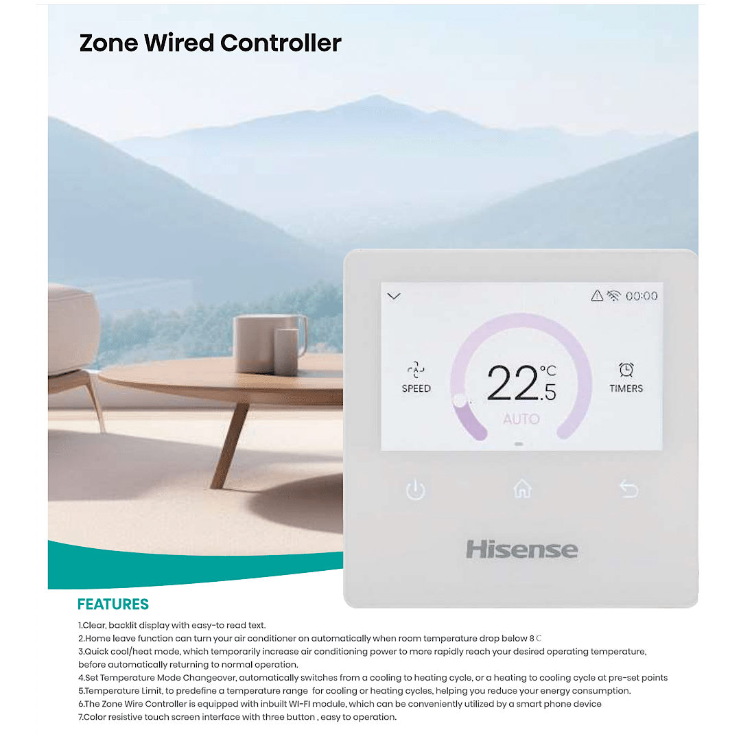 Hisense HACW02 Ducted zoned Controller (Wired)