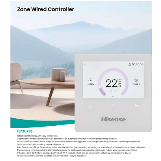 Hisense HACW02 Ducted zoned Controller (Wired)